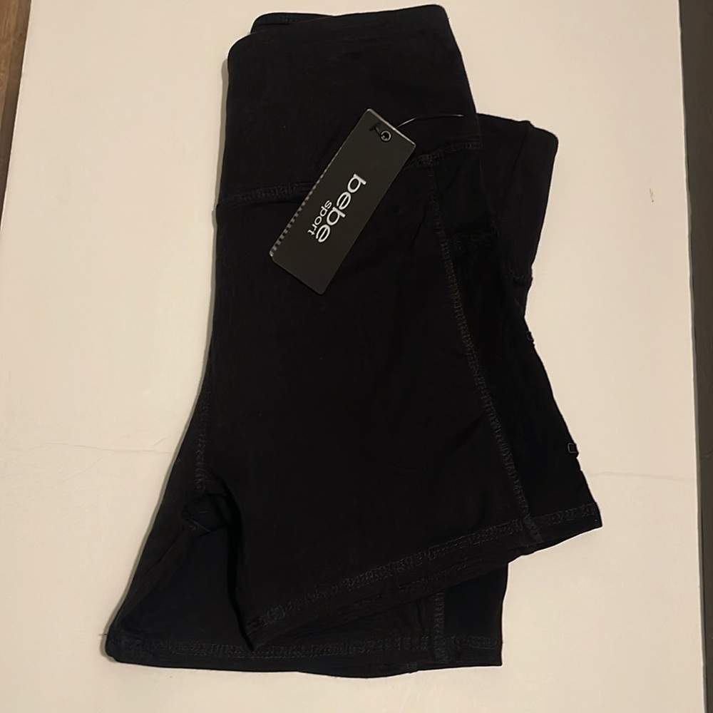 Bebe Sport Bike Shorts, New With Tags